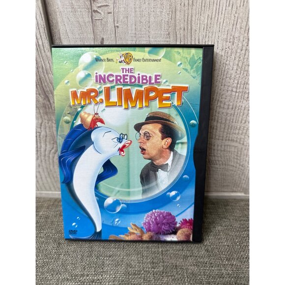 The Incredible Mr. Limpet DVD Warner Bros Family Entertainment Comedy Animation - Picture 1 of 3